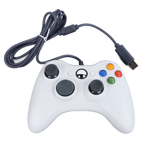 Trådløs Controller Plug and Play Præcis Kontrol Ergonomisk Design Spil Controller til PC Hvid