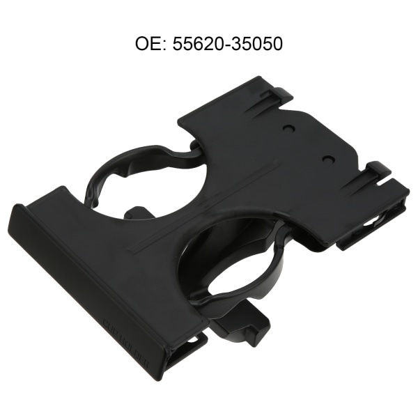 Uttrekkbar koppholder for dashbord ABS 55620‑35050 Svart erstatning for 4Runner 1996‑1999