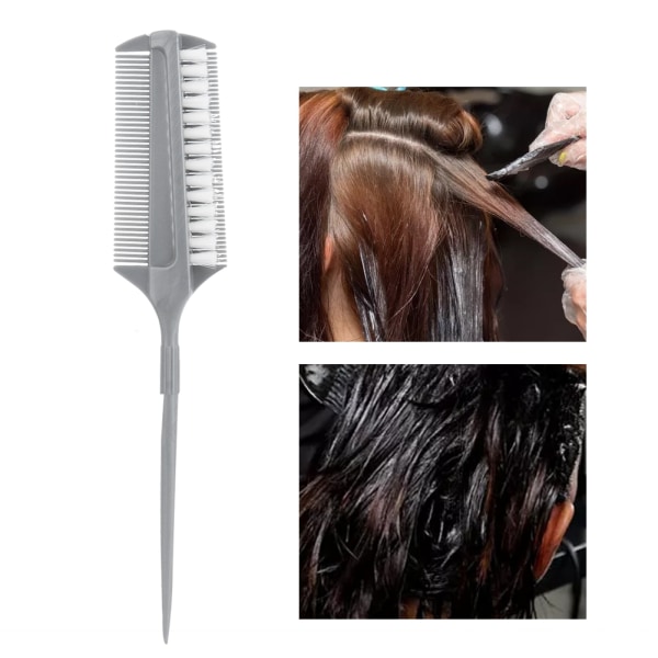 Professionel Hair Highlight Dye Tool Frisørsalon Farvebørste Kam