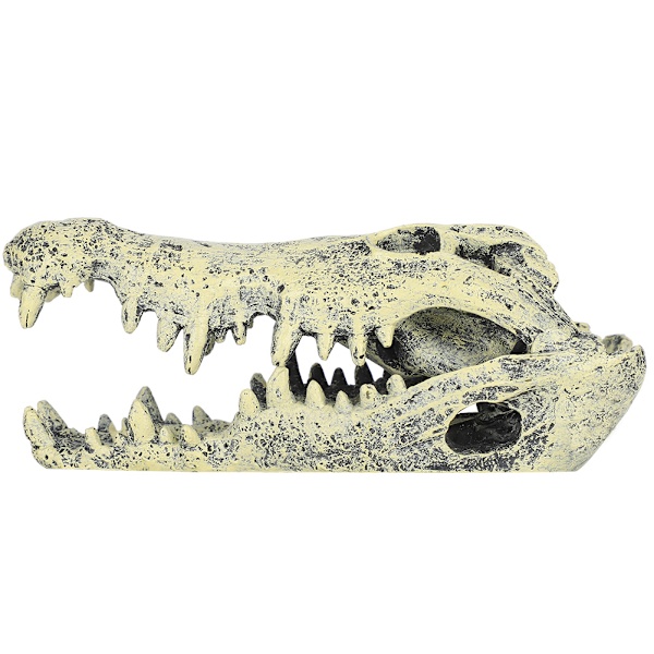 Akvarium Fish Tank Dekor Kunstig Simulering Skull Shape Ornament for dekorasjon Landskap