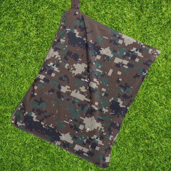 Militær Vandtæt Army Hætte Ripstop regnfrakke Poncho Camping Vandreture udendørs