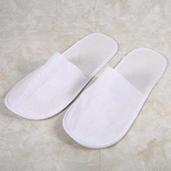 10 par/förpackning engångsgästslippers resor hotelltofflor SPA tofflor skor bekväma nya