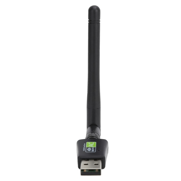 USB Wifi Adapter Modtager Antenne Ethernet 600Mbps 2,4Ghz5Ghz trådløst netværkskort Sort