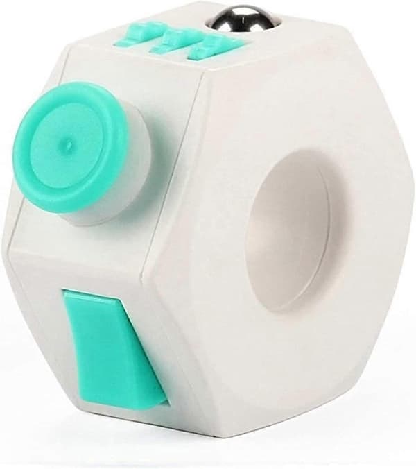 Fidget Cube -dekompressiorengas, ahdistusta lievittävä lelu (vaaleanvihreä)