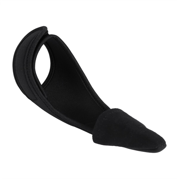 Svart Bekväm Enkelt Pekfinger Skydd Unisex Elastiskt Band Handske För Utomhusfiske