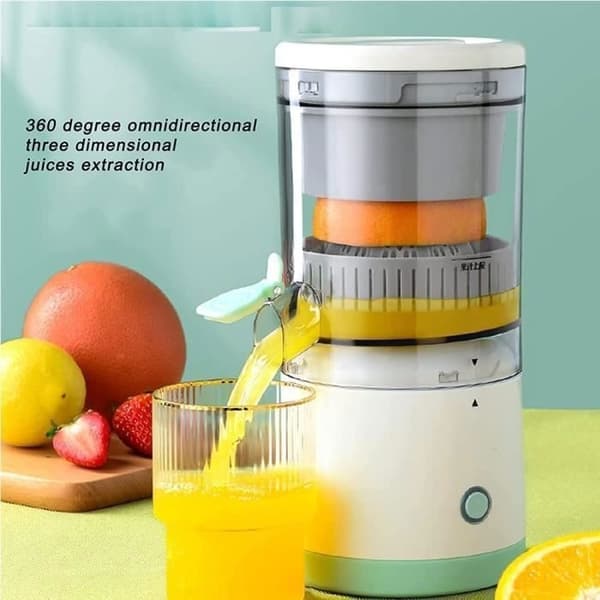 KYHK Sladdlös elektrisk citruspress - Orange - USB-laddning - Bärbar - Multifunktionell