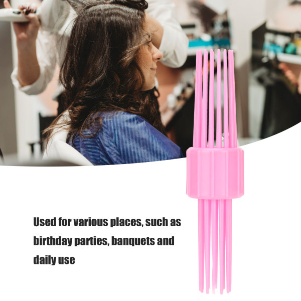 Kannettava hiustenmuotoilukampa naisille – hellävaraiset kiharat, liukastumaton, monihampainen muotoilu