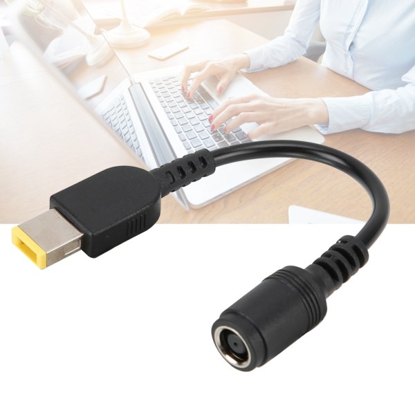 Til Lenovo Laptop Power Adapter Rund Port til Firkantet Port X240 X1 G405 Konverteringslinje