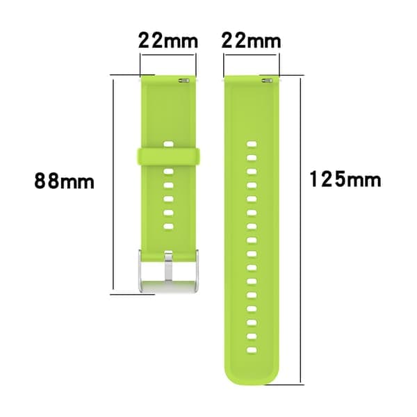 22 mm CMF Watch Pro2 flytende silikonrem, CMF 3Pro sportserstatningsrem hvit White