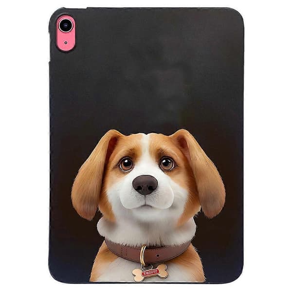Case for iPad 10.9 (2022) Pattern Print Slim TPU Tablet Protective Case - Harrier Beagle