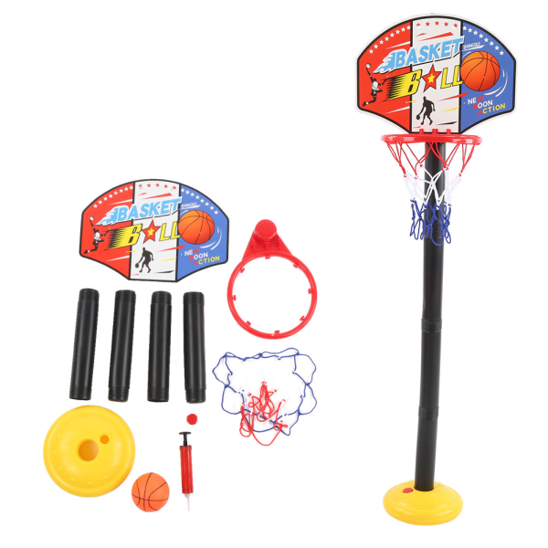Barn basketstativ leksak inomhus utomhus justerbar höjd Basket leksak1,15M plasttavla basketställ