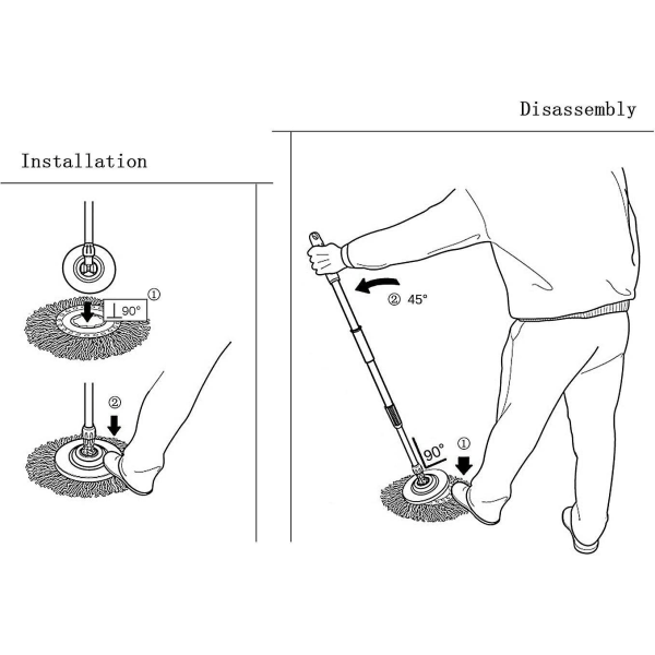 3 kpl Pyörivän mopin vaihtopää, mikrokuituinen puuvillainen moppipää, universal 16 cm moppiliina