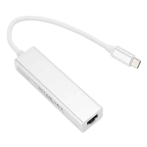 USB C-adapter Professionel højhastighedsdataoverførsel Kompakt RJ45-dockingstation til USB C-enheder