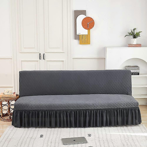Sofaovertræk uden armlæn Stræk sofaovertræk lyserød