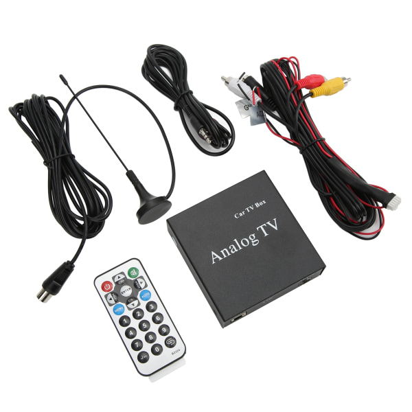 Bil Analog TV-boks Mobil DVD TV-signalmottaker PAL SECAM NTSC Full System OSD-menyvisning