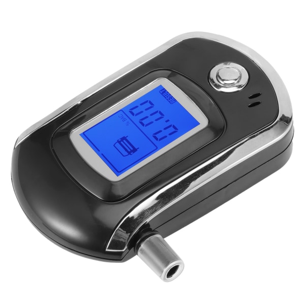 LCD Digital Alkoholtester Mini Bærbar Blåse Type Profesjonell Alkoholmåler AT6000