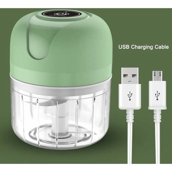 250 ml USB-ladattava sähköinen valkosipulisilppuri, johdoton minikone