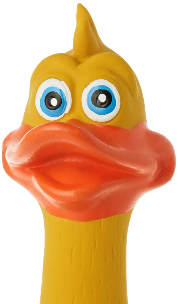 Original Djurläte Latex Ankleksak för Hund, 20 cm