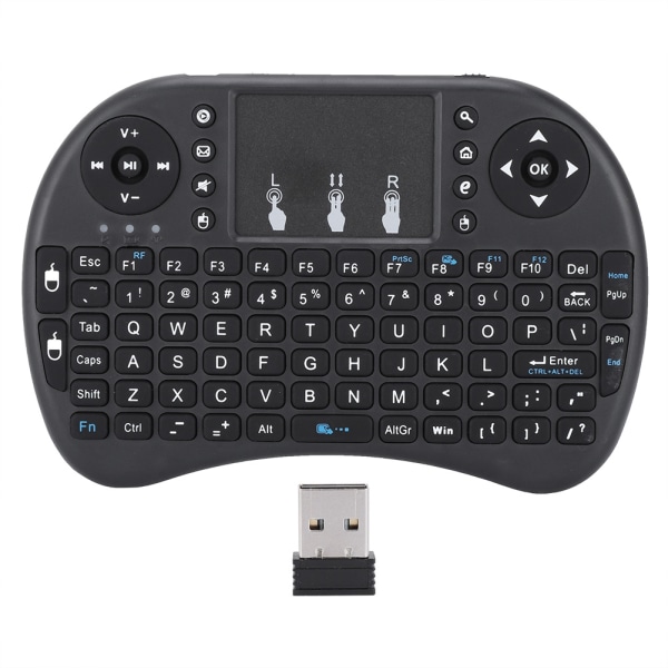 Mini i8 trådlöst tangentbord med flygande mus för Smart TV, PC och Android - Home Multimedia