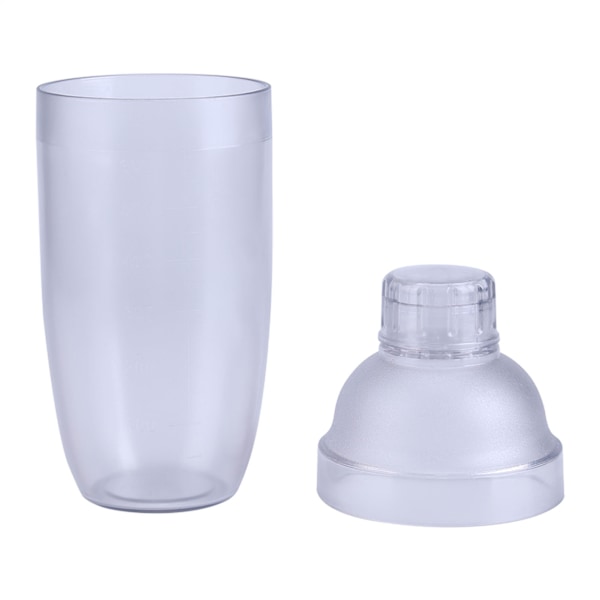 Anti-läckage transparent PC-harts mjölk te cocktail drink shaker bar verktyg 700cc