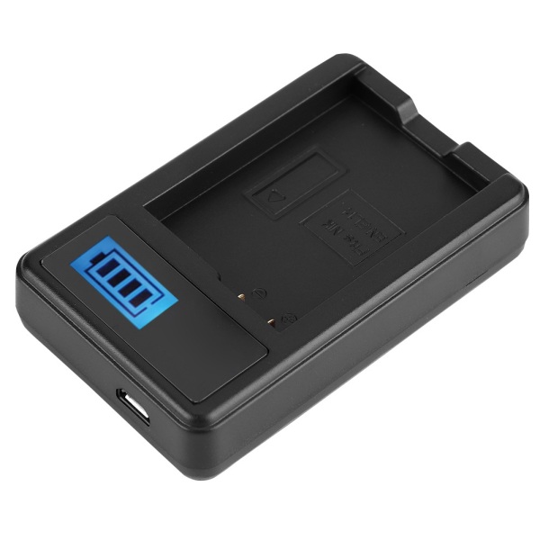 EN-EL14 Batteriladdare med LCD-skärm för Nikon D5100/D3100/D3200/D3300/Coolpix