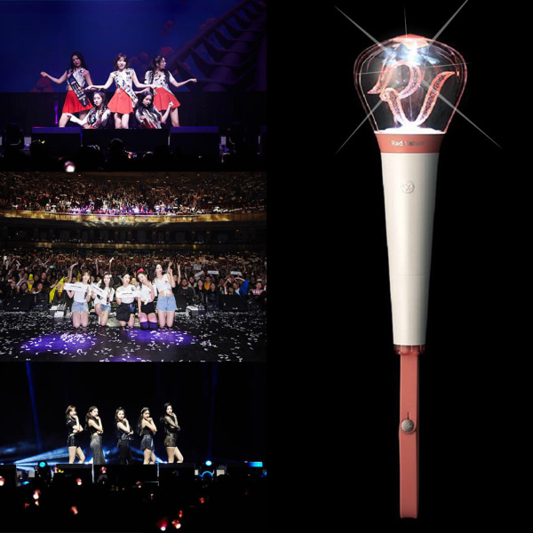 Trend Star Concert -erityinen Vaaleanpunainen Velvet Light Stick -lahja faneille