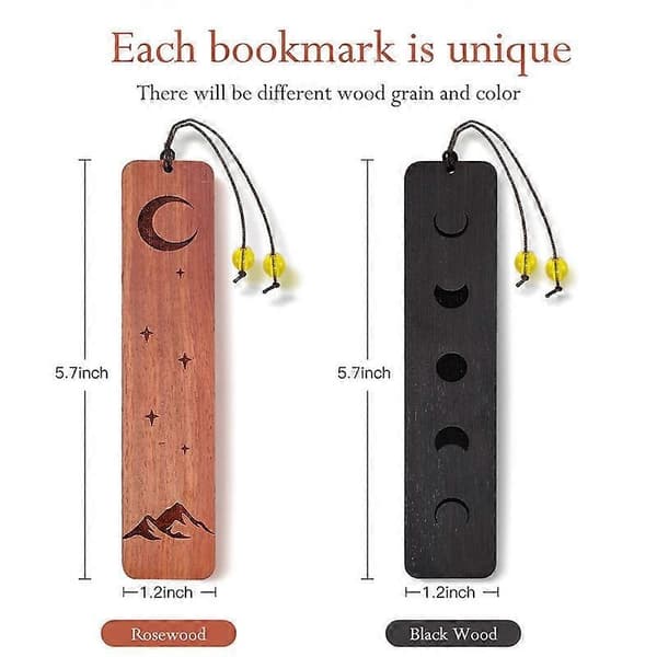 Bookmark, Bookmarks for Men, Handmade Wooden Bookmarks
