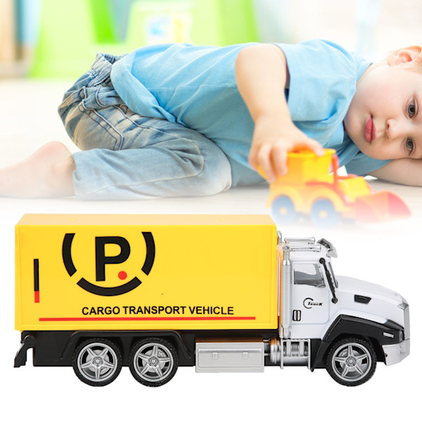 1:42 Expressleveransfordon Modell PullBack Barn Kid Fordon Leksaksmodell Present Leksak (Expressleveransfordon )