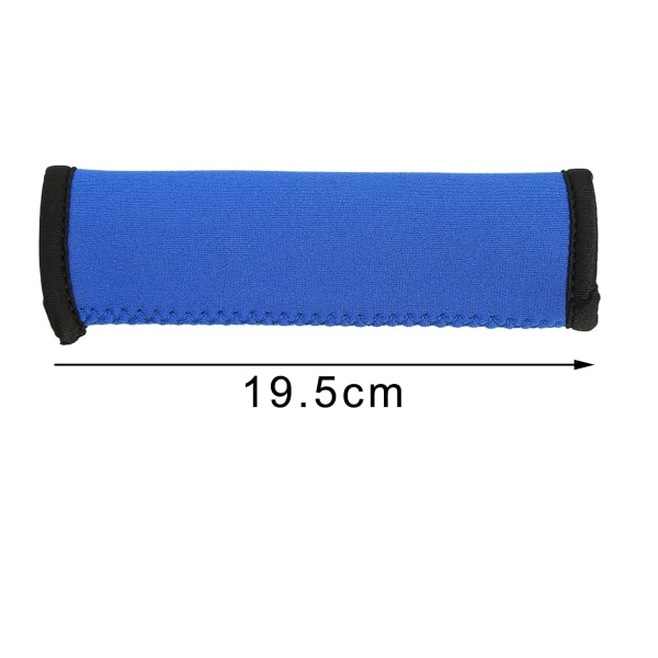 2 stk 19,5 cm blødt dykkerstof kanopadlegreb, tilbehør (blå)