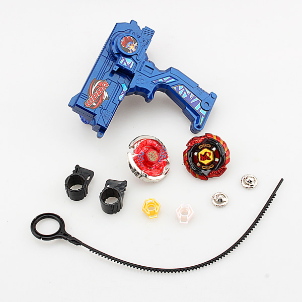 1 sæt Beyblade M/ Launcher Metal Fusion Rotate Rapidity Fight Masters Legetøjsgave