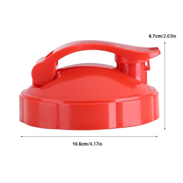 1 stk. Seal flip-topp-lokk erstatning for 600W 900W juicerflaske rød