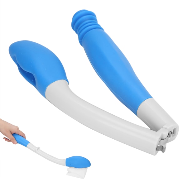 Vikbar Long Reach Comfort Wiper Toalettpapper Tissue Grip Self Wipe Assist-hållare