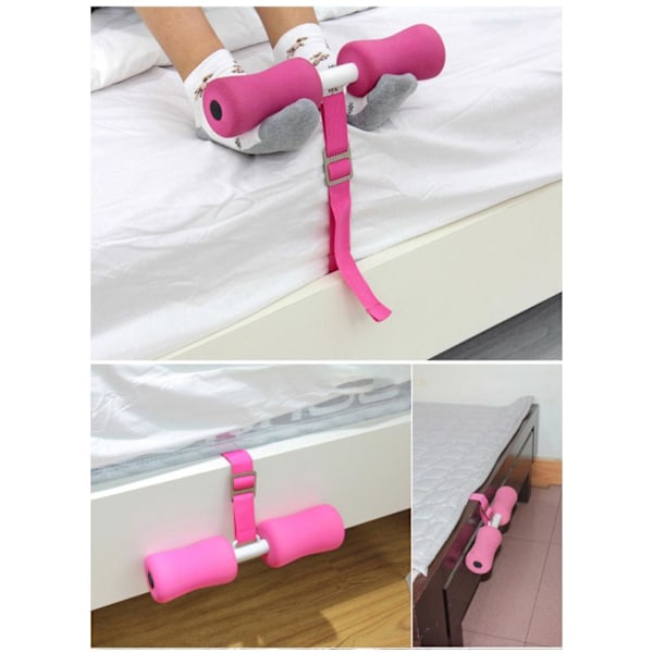 Hamstring Curl Strap Bærbar Justerbar Døråpning Sit Up Treningshjelp Mage Trener for Hjemmetrening Arbeidsreiser