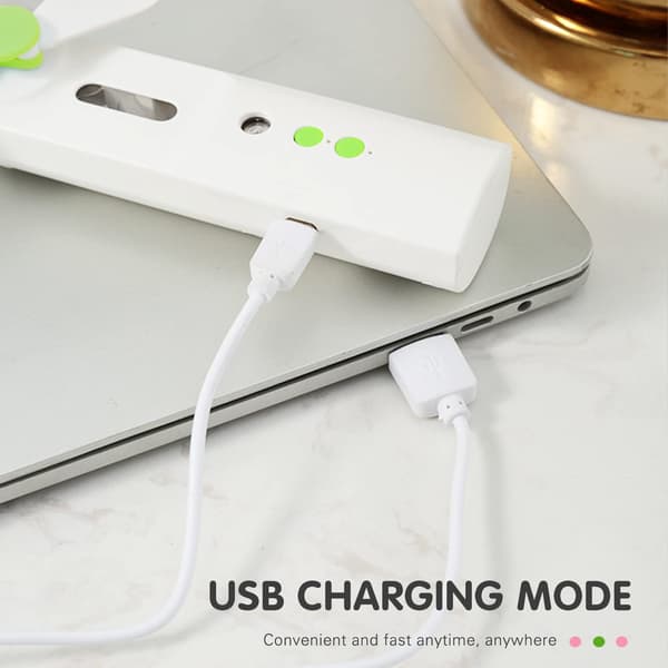 Mini håndholdt spraykøler — Sommerluftfugter & lommekøler — USB-genopladelig vandkølet køler [Grøn] Green