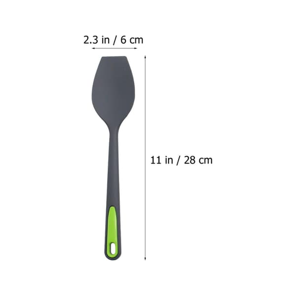 Silikon stekespade sett – Kakekrem/smørspade (tofarget silikon); Egnet for baking og smøring av majones