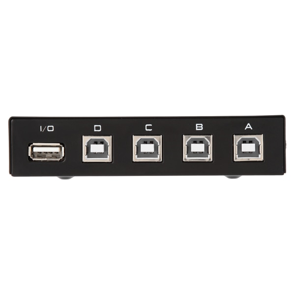 2/4-ports USB 2.0 manuell delingsbryterboks for PC-skriverskanner (4-porter)