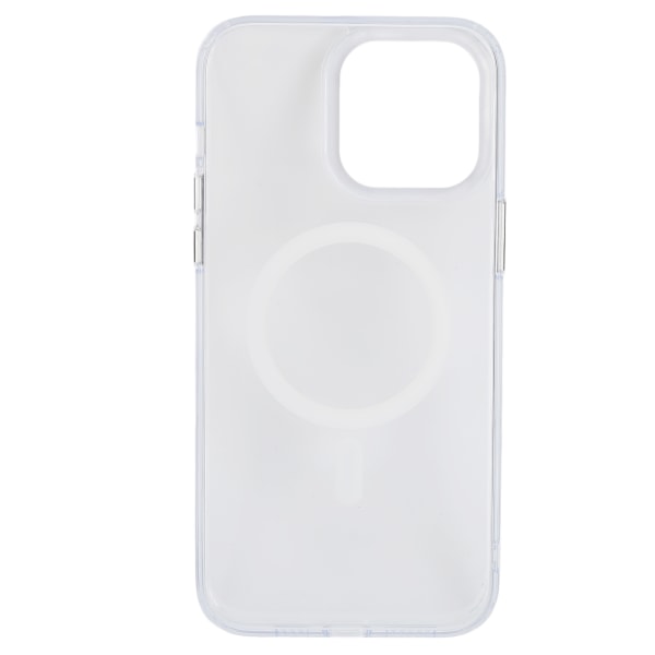 Phone case runt om Skyddande Transparent Magnetisk Anti Drop Bekvämt grepp gör-det-själv- cover Transparent för IOS 14promax