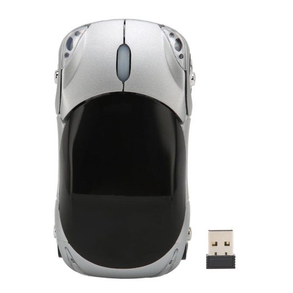 Trådløs 2,4 GHz 3D Sports Car Gaming Mus for Windows, Linux