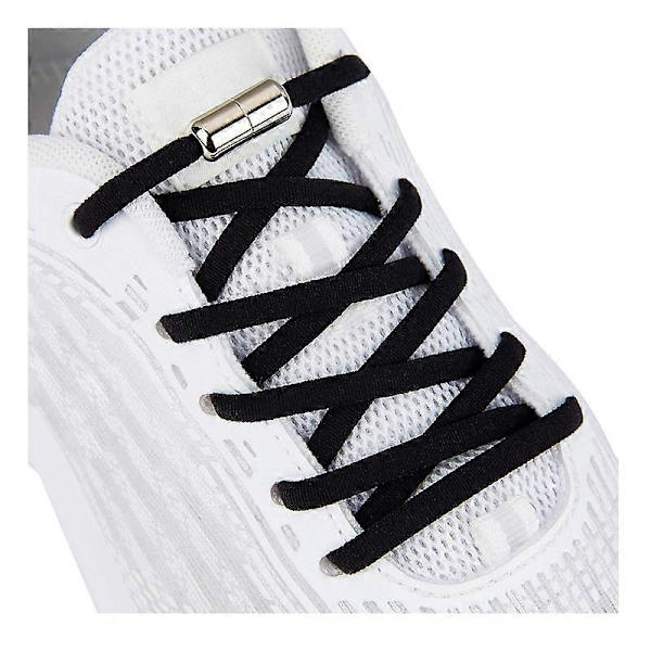 Elastic Sneakers with Elastic No-Tie Shoelaces