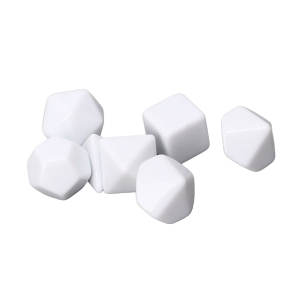 14 kpl Tyhjiä Noppaa DIY Lautapeli Monimuotoinen Polyhedral Puzzle Tyhjä Noppasetti Lautapeli Numeroiden Opetukseen