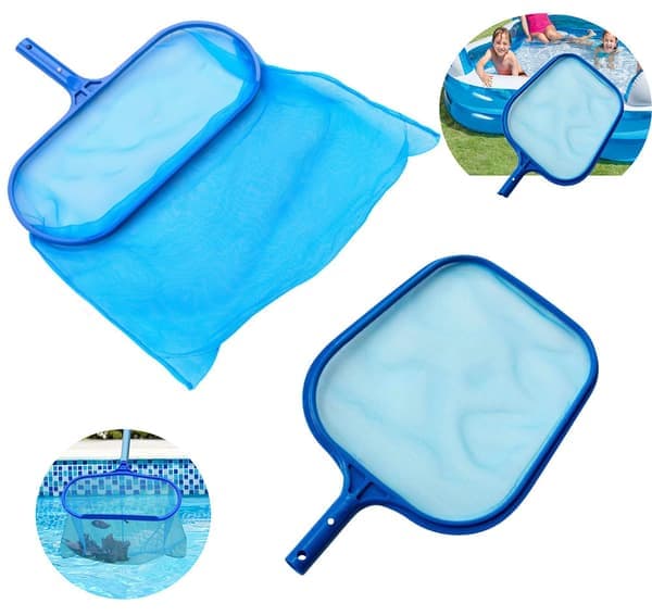 Poolnet til blade, blåt poolrensningsnet, poolskimmernet finmasket, poolnet - poolrensningsværktøj, poolnet bladfanger SZ2 SZ2