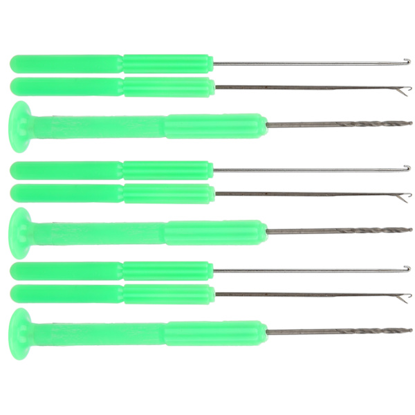 3 set karppikalastustakila syöttineulatyökalu Harppuuna NeedleLatch Needle Drill Kit