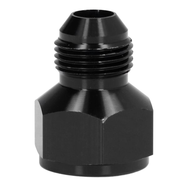 Rörreduceradapter rak AN10 hona till AN8 hane aluminiumlegering svart passning