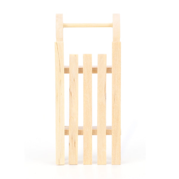 1:12 Miniatyr träsimuleringsslädemodell DIY Jullandskap Dockhus Tillbehör Present för barn Vanligt embryo