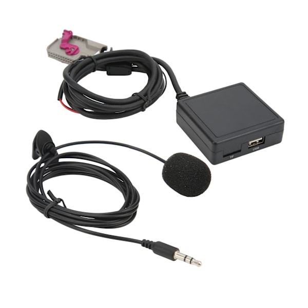 32-polig Bluetooth AUX-in-kabel Stereoadapter med mikrofonersättning för A3 A4 A6 A8 TT R8
