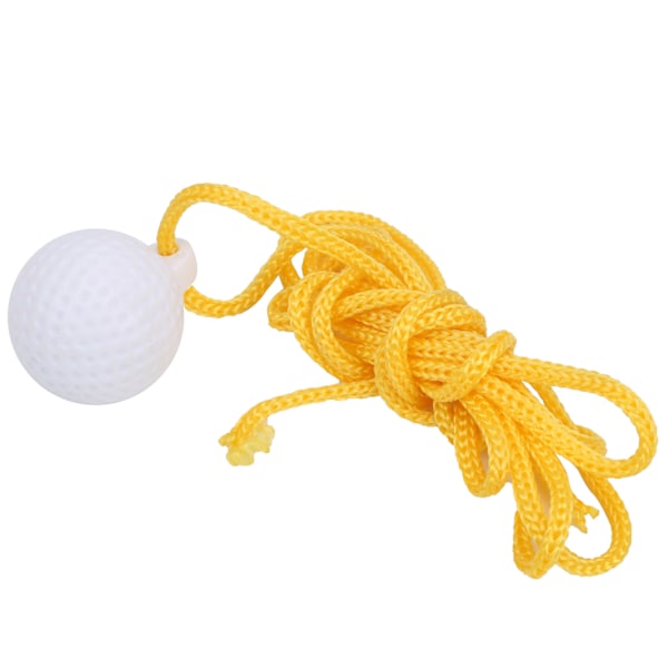 Liten og holdbar golfball for svingtrening med snor for nybegynnere