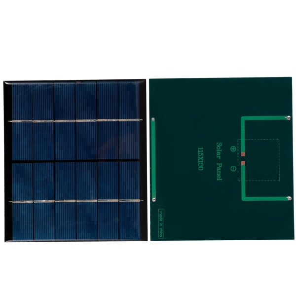 2.5W 6V Mini Polysilicium Solpanel DIY Lille Solcelle Board Modul til Sollegetøj Lamper