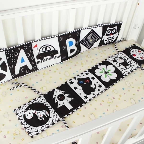 Babylekar, babyböcker, sensoriska babyböcker, Montessori-utveckling för bebisar 0-12 månader, tvättbara, vikbara, återanvändbara