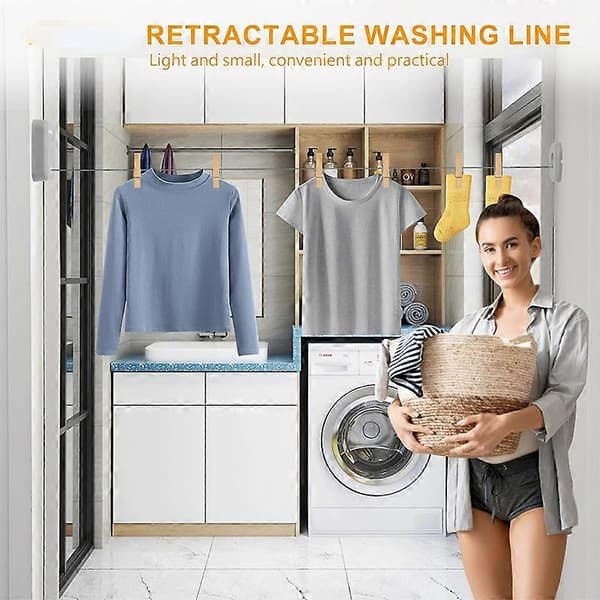 Retractable Heavy Duty Stainless Steel Clothesline