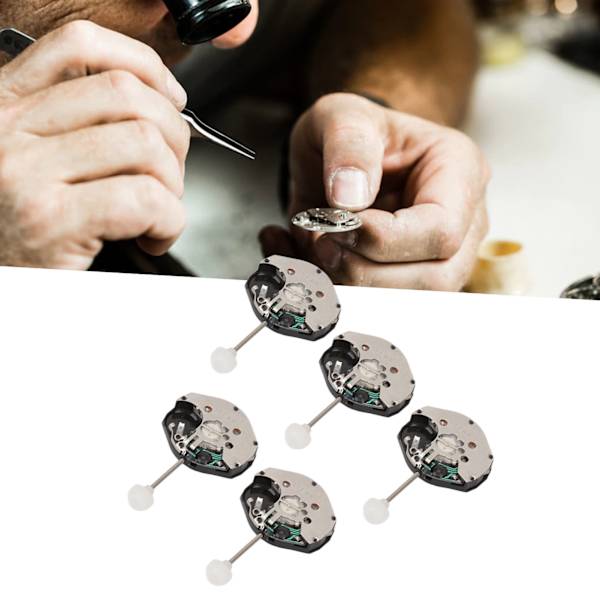 5st Set Klockurverk Klocka Quartz Urverk Ersätt SL68 Reparationer Klockverktyg Tillbehörsdelar